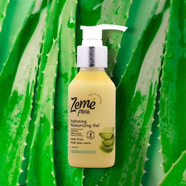 Hydrating Moisturizing Face Gel - with Fresh Aloe Vera