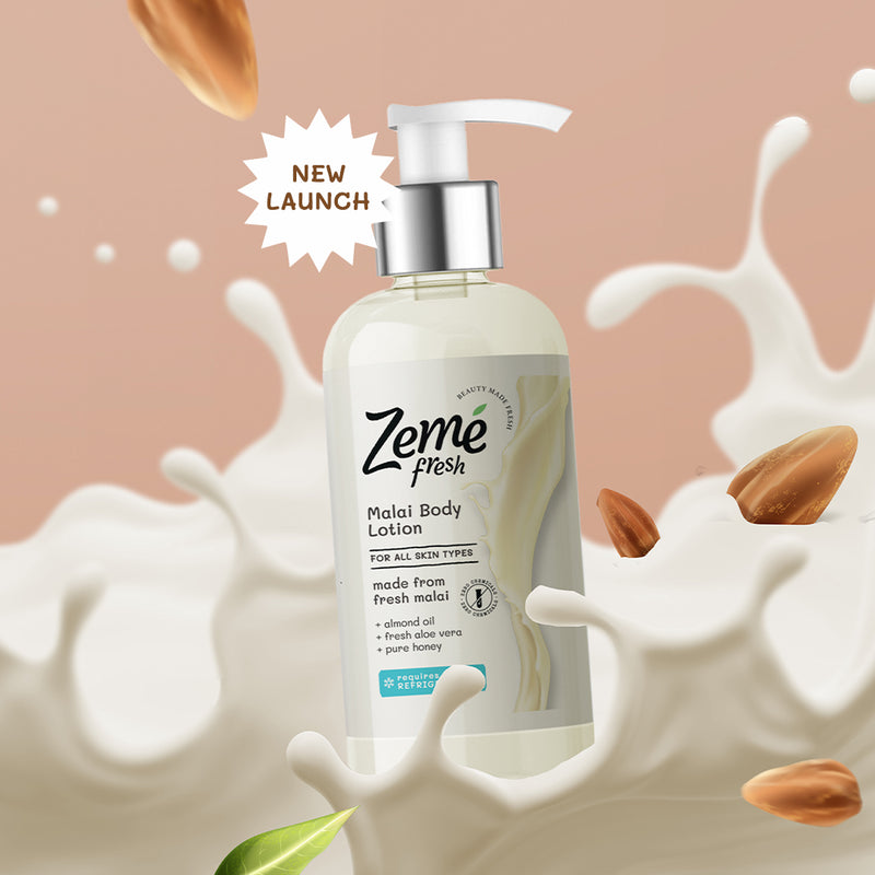 Moisturising Body Lotion - with Fresh Malai