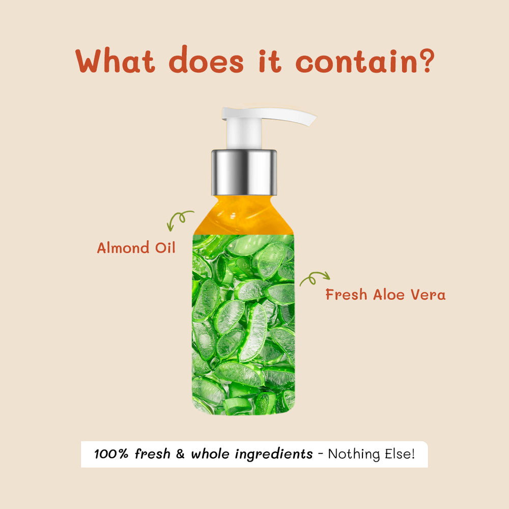 Hydrating Moisturizing Face Gel - with Fresh Aloe Vera