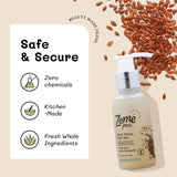 Chemical-Free Hair Gel - with Whole Flaxseeds | Made Fresh on Order